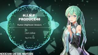 [Nightcore] PRODUCE48 H.I.N.P Team - Rumor Resimi