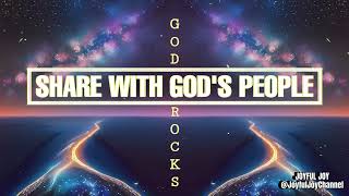 Share With Gods People - God Rocks Lyric Video