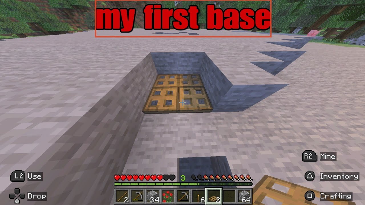 I Built My First Base in Minecraft… and It Actually Looks GOOD?! 🏡🔥 ...