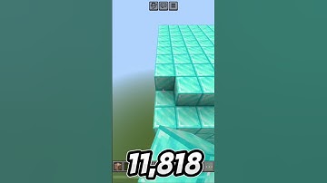 Day 15 of adding one diamond block per subscriber in Minecraft until we hit 100k subs #minecraft