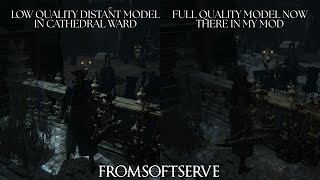 Im fixing one of Bloodbornes graphical shortcomings
I finally figured out how to properly replace the low quality distant meshes that Bloodborne used frequently to optimize performance on the PS4. Since were running it on PC now, we dont need that. Thanks for watching! #bloodborne #bloodbornepc
If you want to support the channel and get ad free versions of my videos and google drive links for my mods, you can sub to my Patreon:
https://www.patreon.com/fromsoftserve
Buy me a coffee: https://ko-fi.com/fromsoftserve
PayPal donations: https://www.paypal.com/donate/?hosted_button_id=YTXEPA75UXDYG
My mods:
DS2: Scholar of the Second Sin:
https://www.nexusmods.com/darksouls2/mods/1160
Bloodborne Visual Tweaks: https://www.nexusmods.com/bloodborne/mods/27
Bloodborne PC Remaster: https://www.nexusmods.com/bloodborne/mods/45
Dark Souls Re-Remastered mod: https://www.nexusmods.com/darksoulsremastered/mods/642
Vanilla DS2 Remastered:
https://www.nexusmods.com/darksouls2/mods/1240
DS3 Visual Overhaul:
https://www.nexusmods.com/darksouls3/mods/1849
Sekiro Texture Overhaul:
https://www.nexusmods.com/sekiro/mods/1966
Find me also in these places:
https://twitter.com/fromsoftserve
https://twitch.tv/fromsoftserve
DS2LightingEngine discord: https://discord.gg/qSHw7nnu3Y
Playlists:
DeS Modding: https://www.youtube.com/playlist?list=PLRnru25hVFTSfL8w79jU4zTSFRpZLpwQu
DS1 Modding: https://www.youtube.com/playlist?list=PLRnru25hVFTR5s1AgKgtkaq3syG8pC3nr
DS2 Modding: https://www.youtube.com/playlist?list=PLRnru25hVFTRm287SHUw8cSQGczANUFWv
DS3 Modding: https://www.youtube.com/playlist?list=PLRnru25hVFTTnR5jv2gfBW4S3-22Hkb7r Im fixing one of Bloodbornes graphical shortcomings