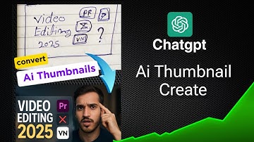 Create Thumbnail in Chatgpt | sketch to thumbnail convert | How to create Thumbnail