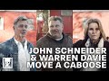 John Schneider &amp; Warren Davie Move A Caboose