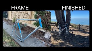 Building up a 1985 Bridgestone 400 frame from scratch!