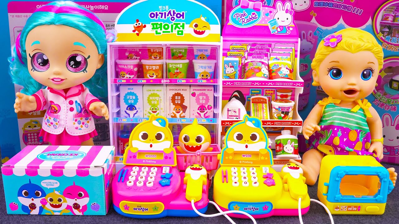 Satisfying with Unboxing Baby Shark Ice Cream Store ASMR | Review Toys