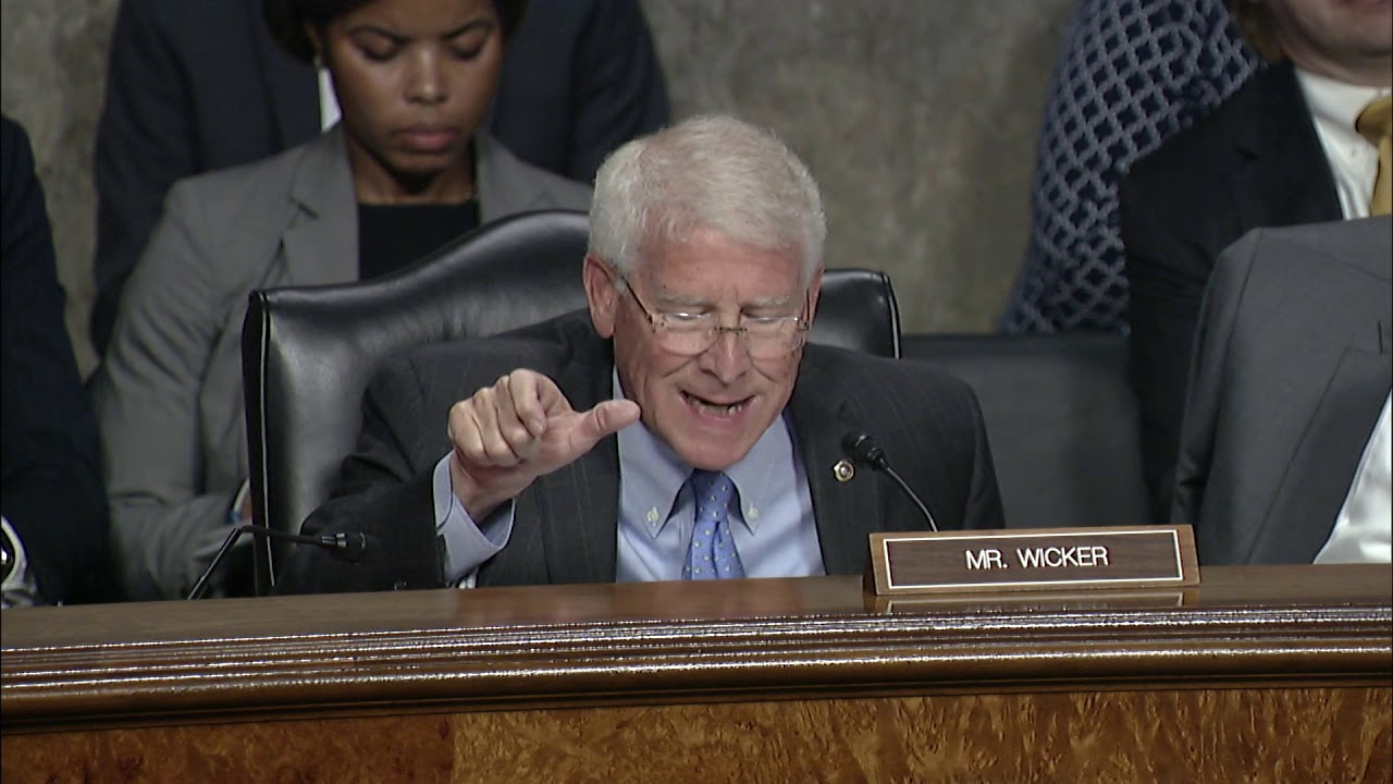 Wicker Questions Internet Leaders About Need for National Consumer Data Privacy Plan