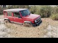 Maruti jimny extream offroading with 4x4 tractor