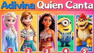¿QUIÉN CANTA? 🎤 Personajes de Disney | Trivia Disney