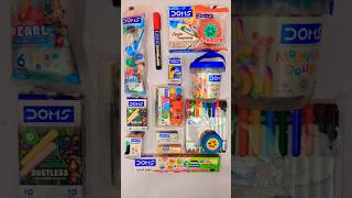 New doms stationery collection, water colour, pencil, clay, chalks, eraser, sharpener #artsupplies