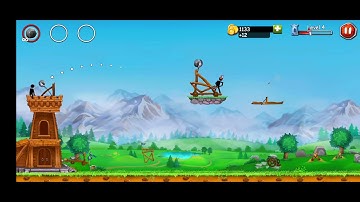 The Catapult 2 Gameplay #WalkthroughTheCatapult - The Catapult 2 Level 3 Android Gameplay  Stickman