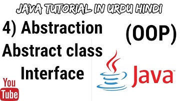 #23 Abstraction (Abstract class & Interface) Java tutorial in Urdu/Hindi