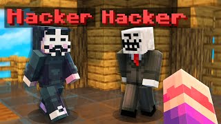 Clutching on HACKER in Hypixel Bedwars