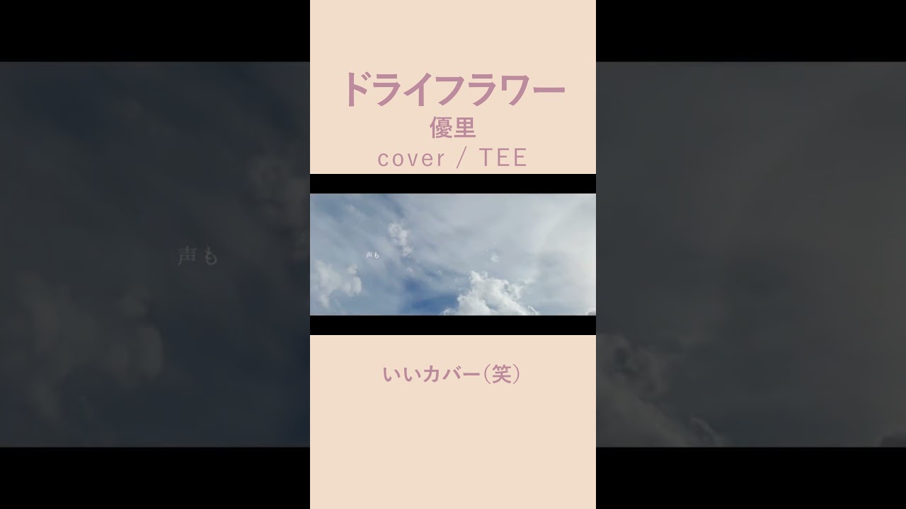 自分で言うのもなんですが…しっくり来てます】ドライフラワー/優里