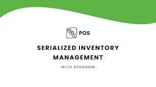 Serialized Inventory Management on ePOSNow Net Worth