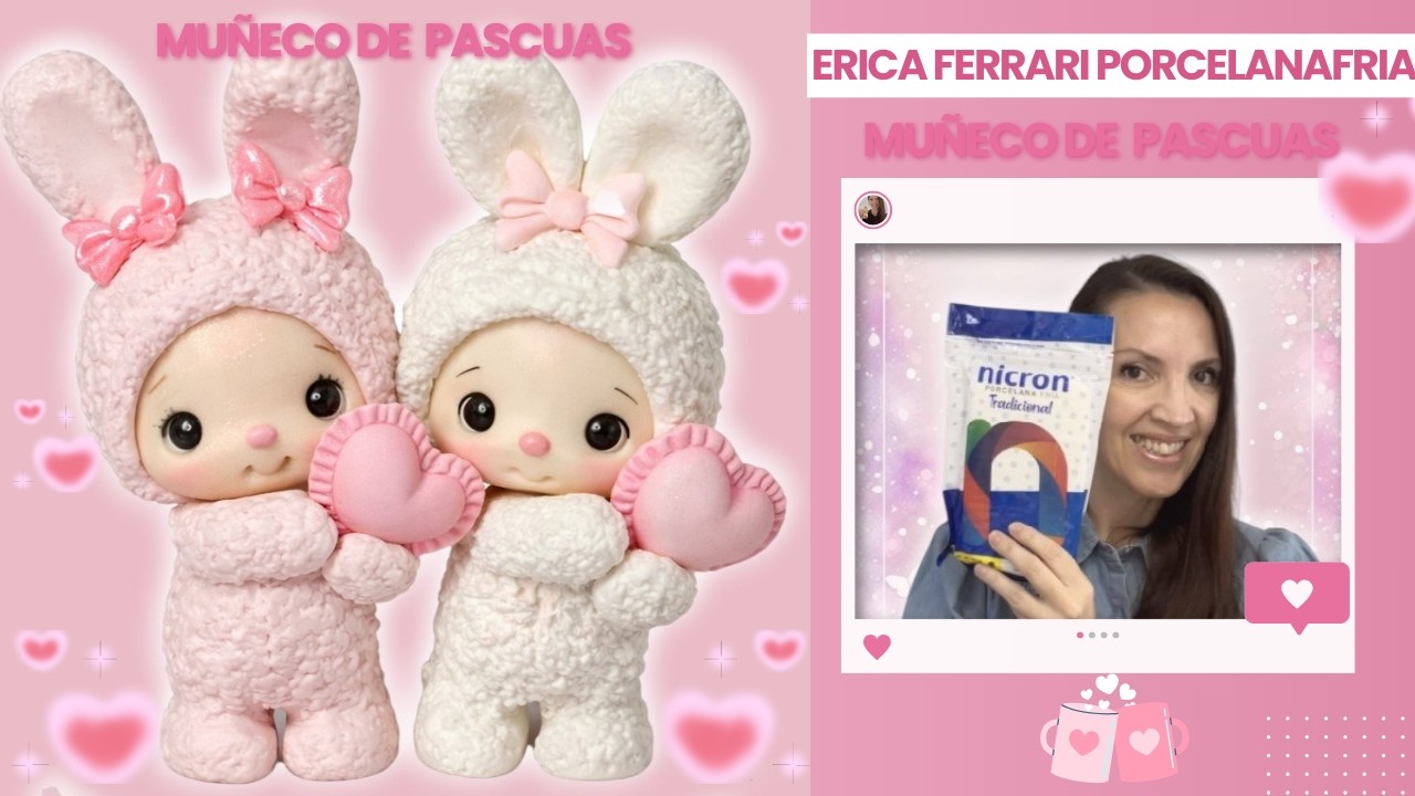 Paso a paso Muñeco para Pascuas en Porcelana fria