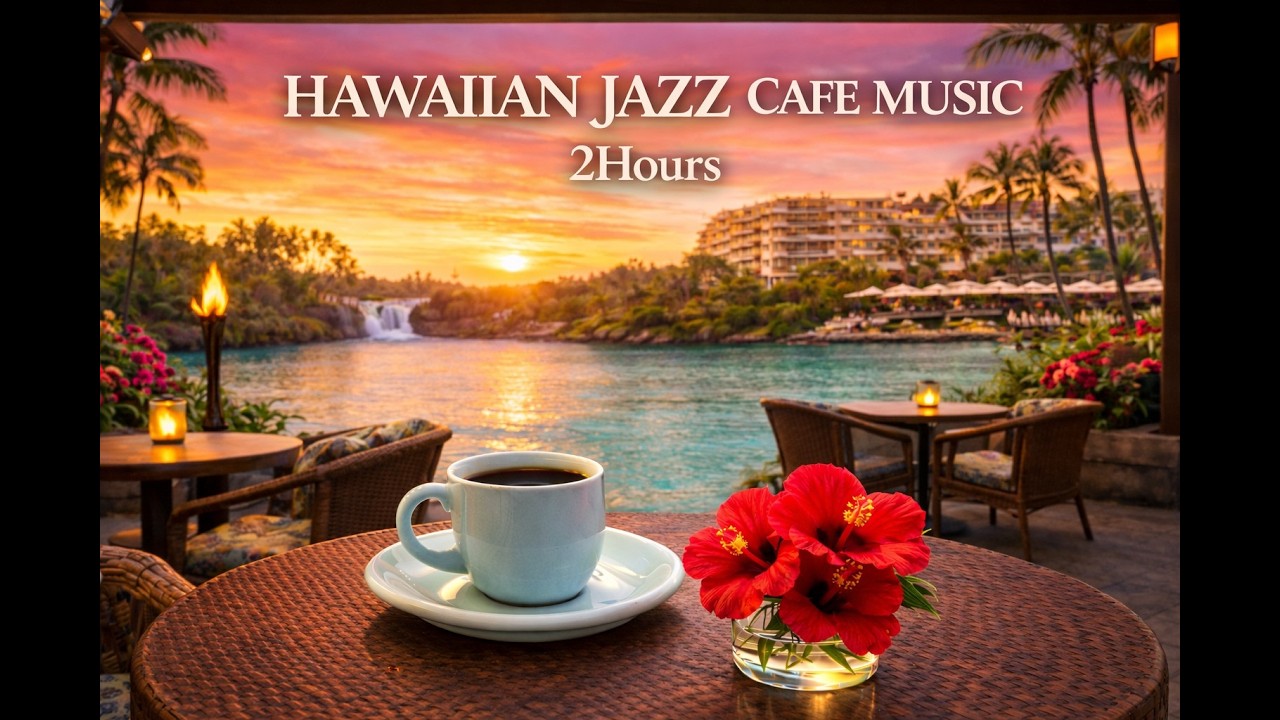 2 Hours of Hawaiian Jazz Calm Café Music for Study, Work, and Deep Focus – Vol.15