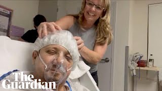 Jeremy Renner posts video of hospital 'spa day' during recovery
