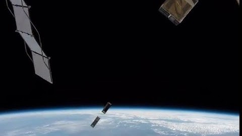 Two CubeSats Deployed from the International Space Station