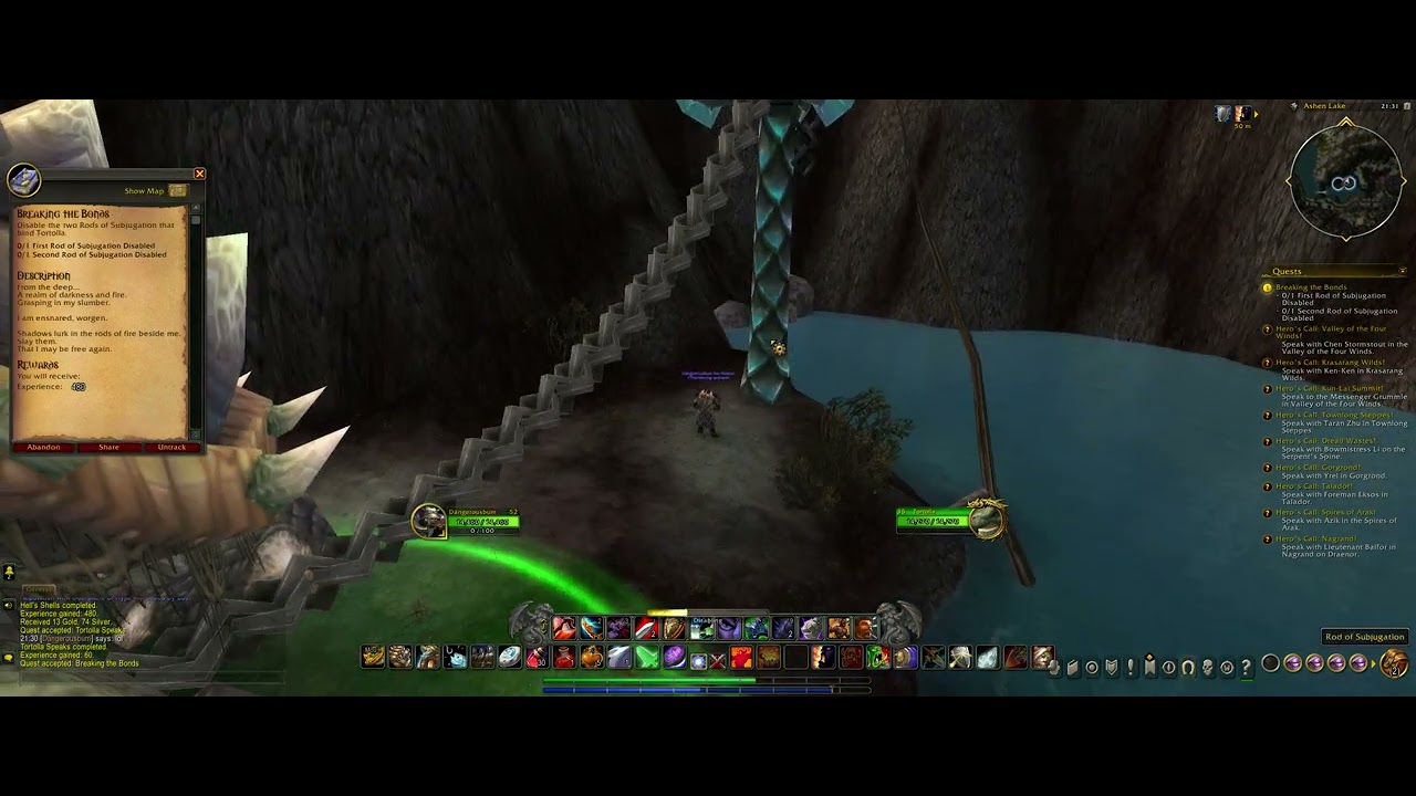 World of Warcraft: Breaking the Bonds - Quest ID 25514 (Gameplay/Walkthrough)