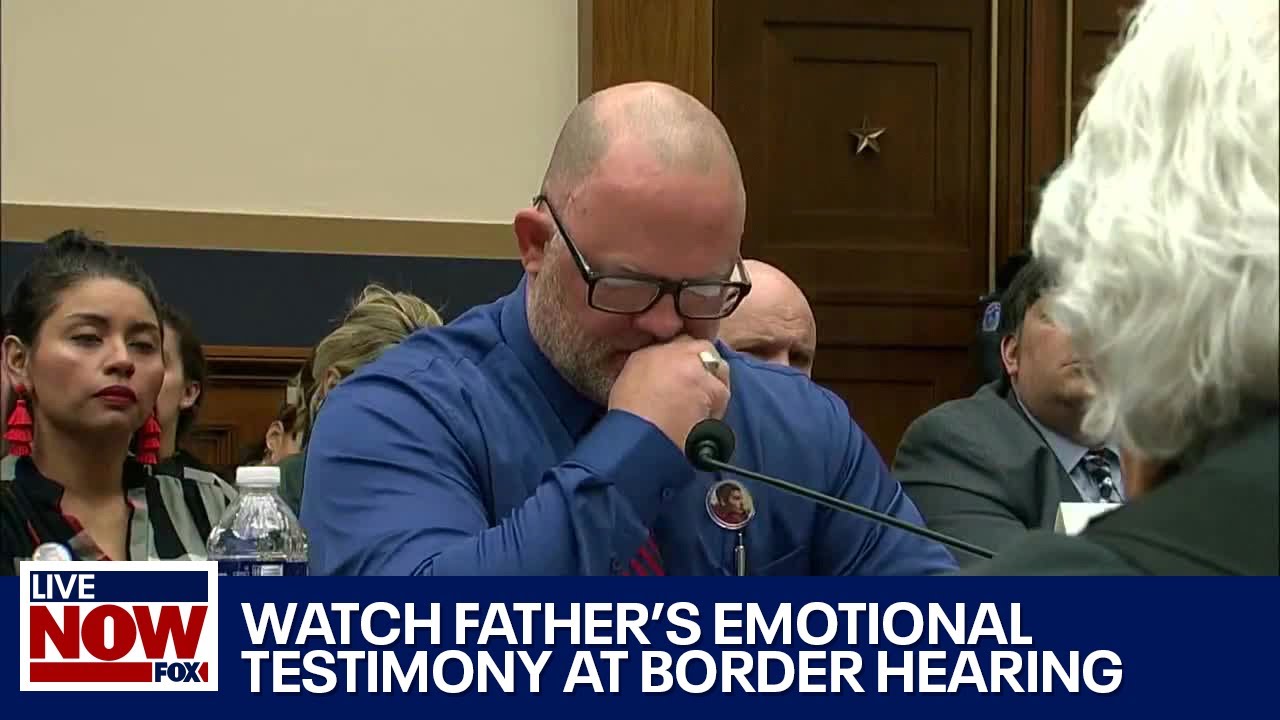 Fentanyl crisis: Father's emotional testimony of losing son at border hearing | LiveNOW from FOX