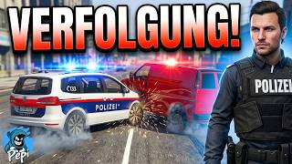 GTA 5 ÖSTERREICH 🚓 POLIZEI VERFOLGUNGSJAGD 🚨 LSPDFR DEUTSCH screenshot 4