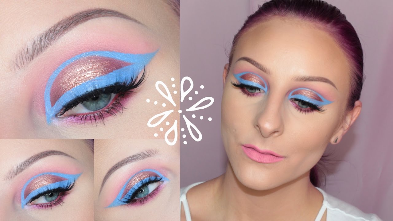 PRETTY HALO EYE with INTENSE GRAPHIC LINER | beccaboo