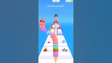 Stacky Ice-cream🍦🍨 Runner #icecream #cute #funny #shorts #shortvideo #youtubeshorts #gameplay