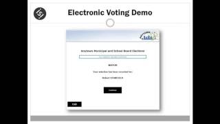 Electronic Voting Demonstration