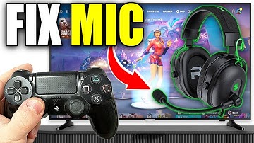 How To Fix Mic Not Working In Fortnite On PS4 - Easy Guide