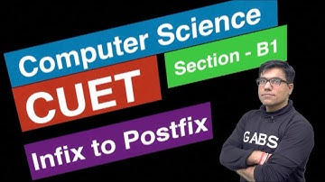 CUET Computer Science Classes  | CUET Computer Science Preparation | CUET Infix to Postfix
