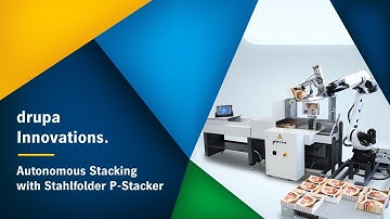 Autonomous stacking with Stahlfolder P-Stacker
