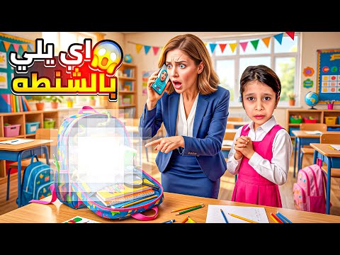 The most dangerous secret🤐 my daughter Afaf hid at school🏫 she took something forbidden with her ...