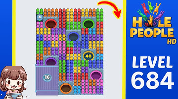 Hole People Level 684 Solution Walkthrough