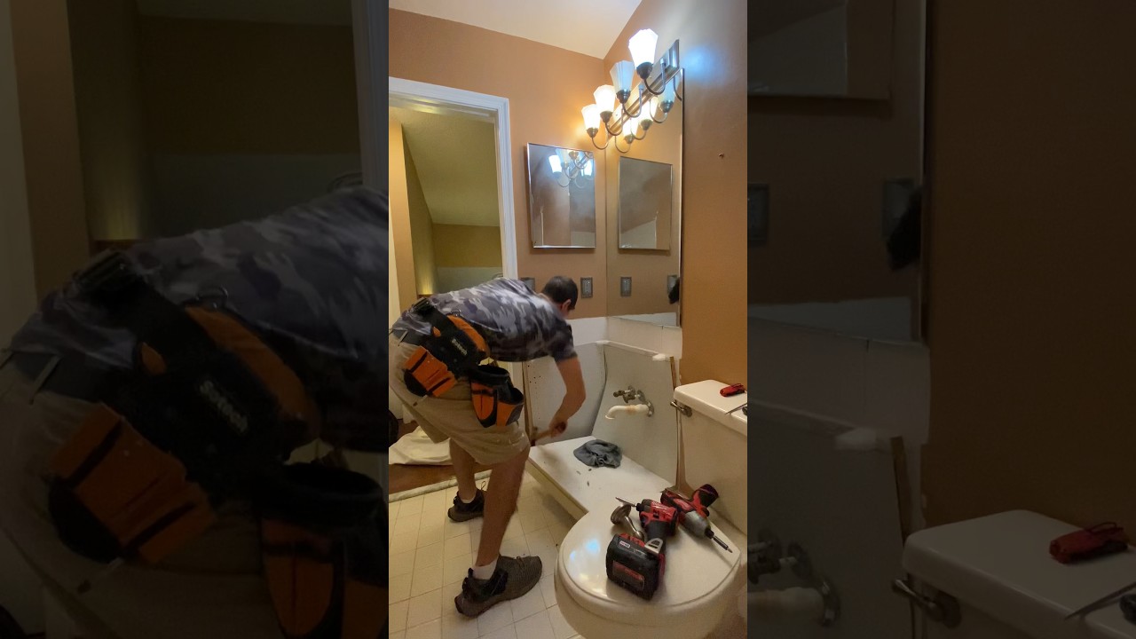 bathroom demolition