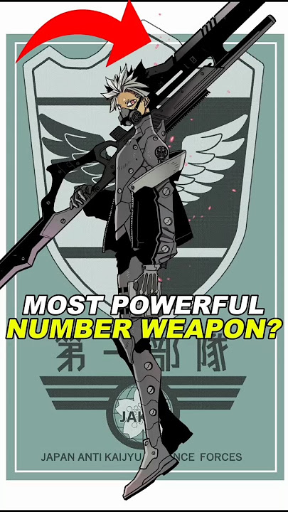 Top 3 Most Powerful Numbers Weapon in Kaiju No. 8 😲#anime #animefacts #kaijuno8anime