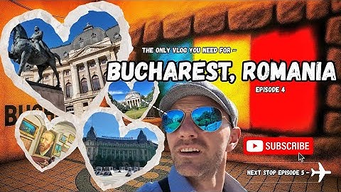 The Only Vlog You Need for – Bucharest, Romania | S4E4 – The Walk to Victoriei & Van Gogh Café
