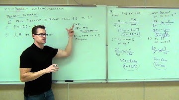Prealgebra Lecture 7.4 Part 1
