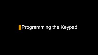 Carmtek - RV Door Lock - Programming Instructions
