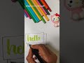 Easy Header idea for Notes || TITLE / Bullet Journal Header #shorts #creativeart #satisfying #viral