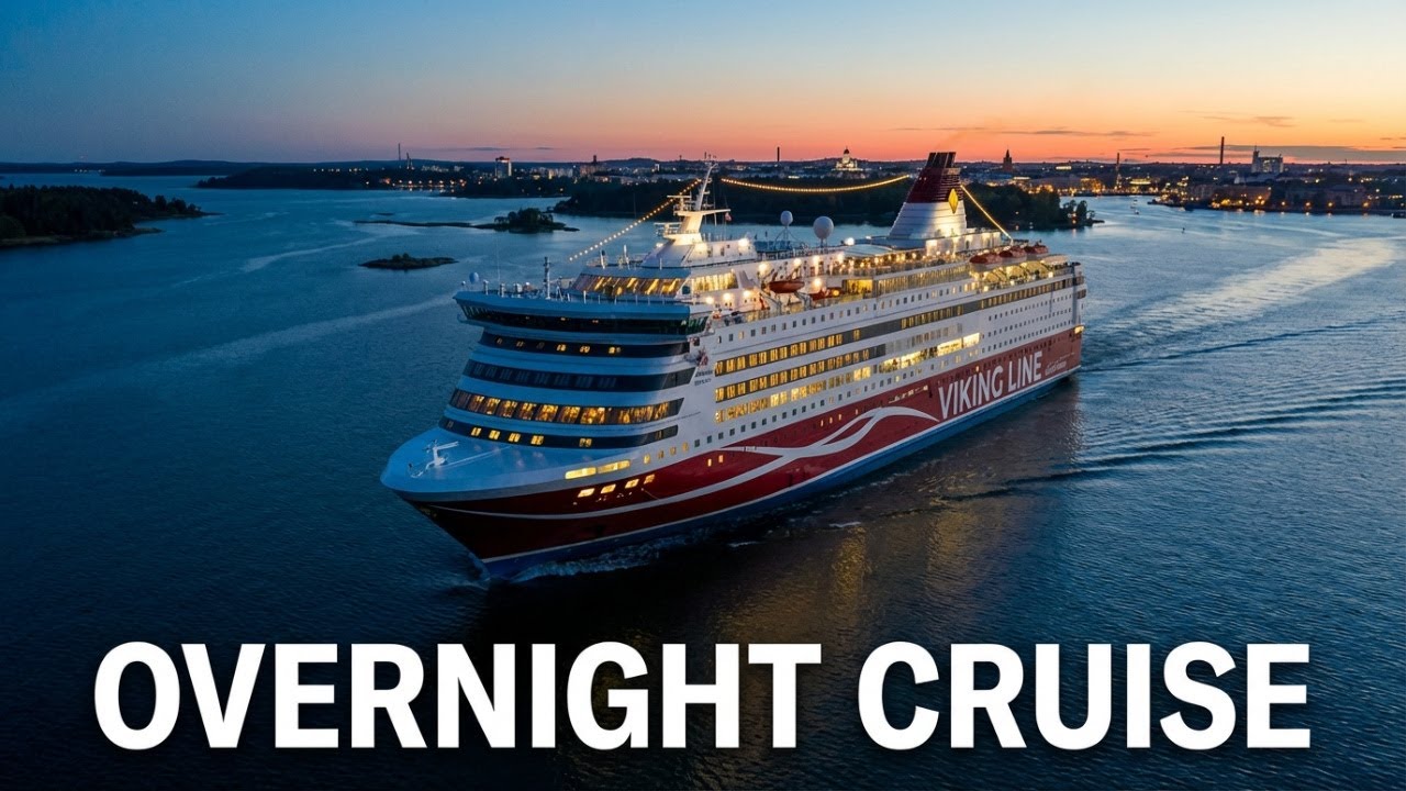 Ночной круиз из Стокгольма в Хельсинки 🇸🇪🇫🇮 Viking Line Cinderella, шведский стол и тур в каюте