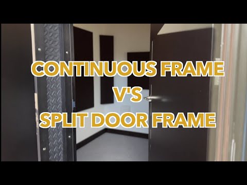 Split Frame V's Continuous Door Frame - Which is Best 🤷‍♂️ - YouTube