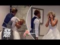 Viral TikTok of groom smashing wedding cake in bride’s face ignites internet | New York Post