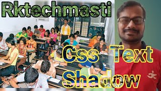 Css Text Shadow | Css Text Style | Css Tricks | #rktechmasti