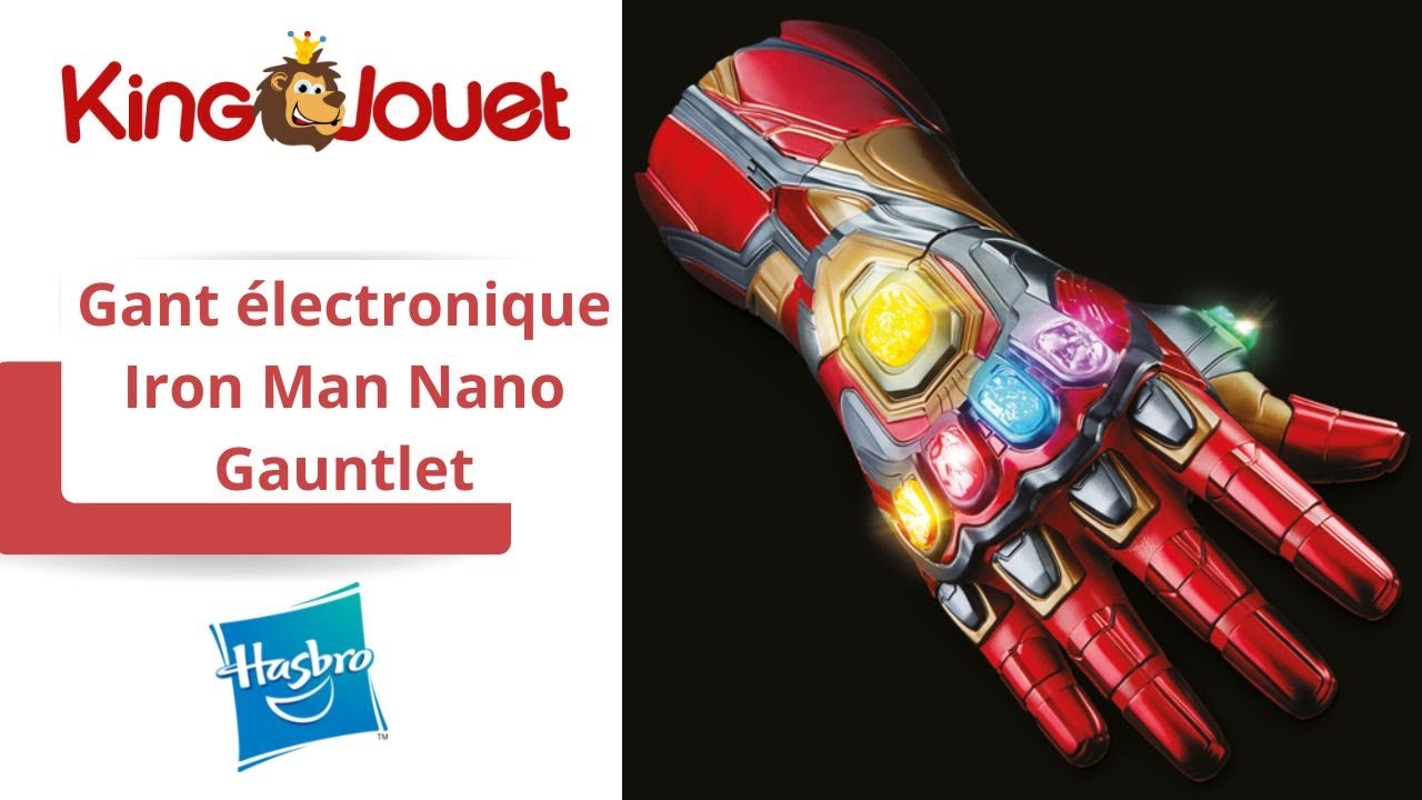 Gant lectronique Iron Man Nano Gauntlet - Marvel Legends Series Hasbro :  King Jouet Belgique, Hros & univers Hasbro