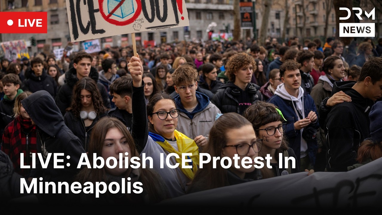 LIVE: Abolish ICE’ Protest Unfolds In Downtown Minneapolis | DRM News | AC1F
