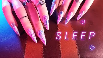 ASMR 1 Hour Tapping for Sleep (No Talking) Calming Tapping + Light Scratching