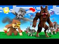 PLAYING as a WEREWOLF in Camp Minecraft