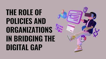Bridging the Digital Divide: The Role of Policies and Organizations