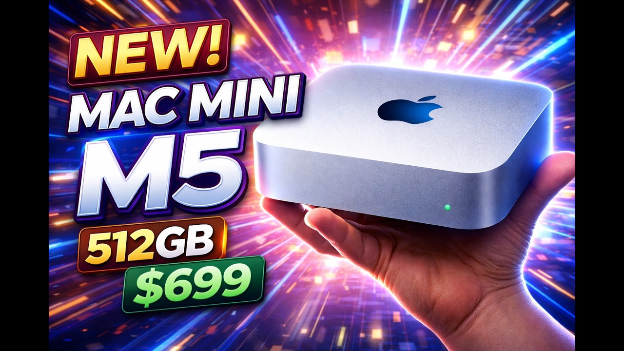 Apple Mac Mini M5 (2026) Leaks: Fusion Architecture & 45% GPU Jump is ...