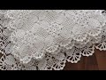 كروشيه مفرش وحدات وطريقة التشبيك والكنار @كشكول بسمة Basma Craft  Crochet a doily tutorial